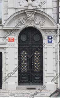 photo texture of door wooden ornate 0002
